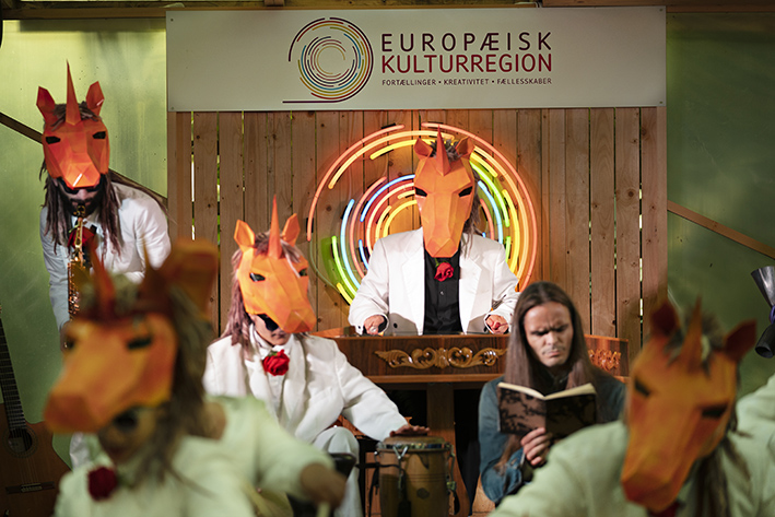 Foto fra Lysskoven - Europæisk Kulturregions scene på Kulturmødet 2019