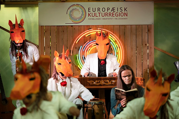 Foto fra Lysskoven - Europæisk Kulturregions scene på Kulturmødet 2019