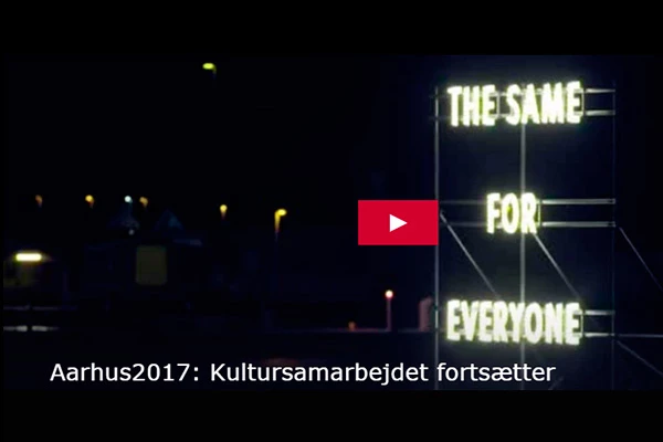 Billede fra videoen om at Kultursamarbejdet fortsætter.