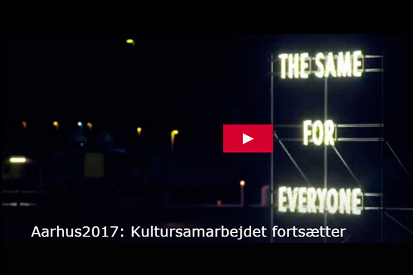 Billede fra videoen om at Kultursamarbejdet fortsætter.